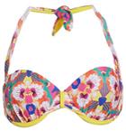 Dailylook Lee + Lani The Positano Balconette Bikini Top In Multi-colored S - M At Dailylook