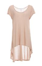 Dailylook Project Social T Party In The Back Tee In Nude S - L At Dailylook