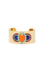 Dailylook Sandy Hyun Vintage Glass Bracelet In Multi-colored At Dailylook