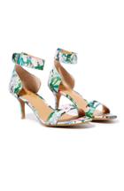 Dailylook Report Signature Zailey Ankle Strap Heels In Multi-colored 6 - 10 At Dailylook