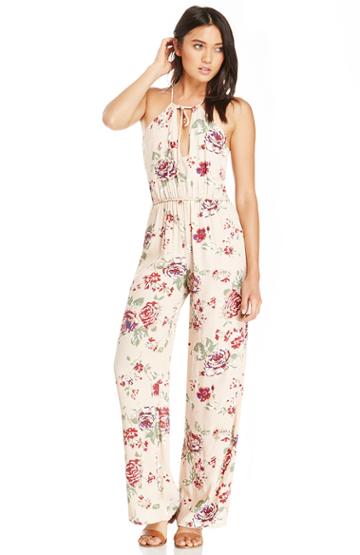 Dailylook Faithfull The Brand Graceful Jumpsuit In Beige Xs - L At Dailylook