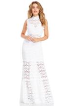 Dailylook Nightcap Dixie Lace Cutout Maxi Dress In White 2 At Dailylook