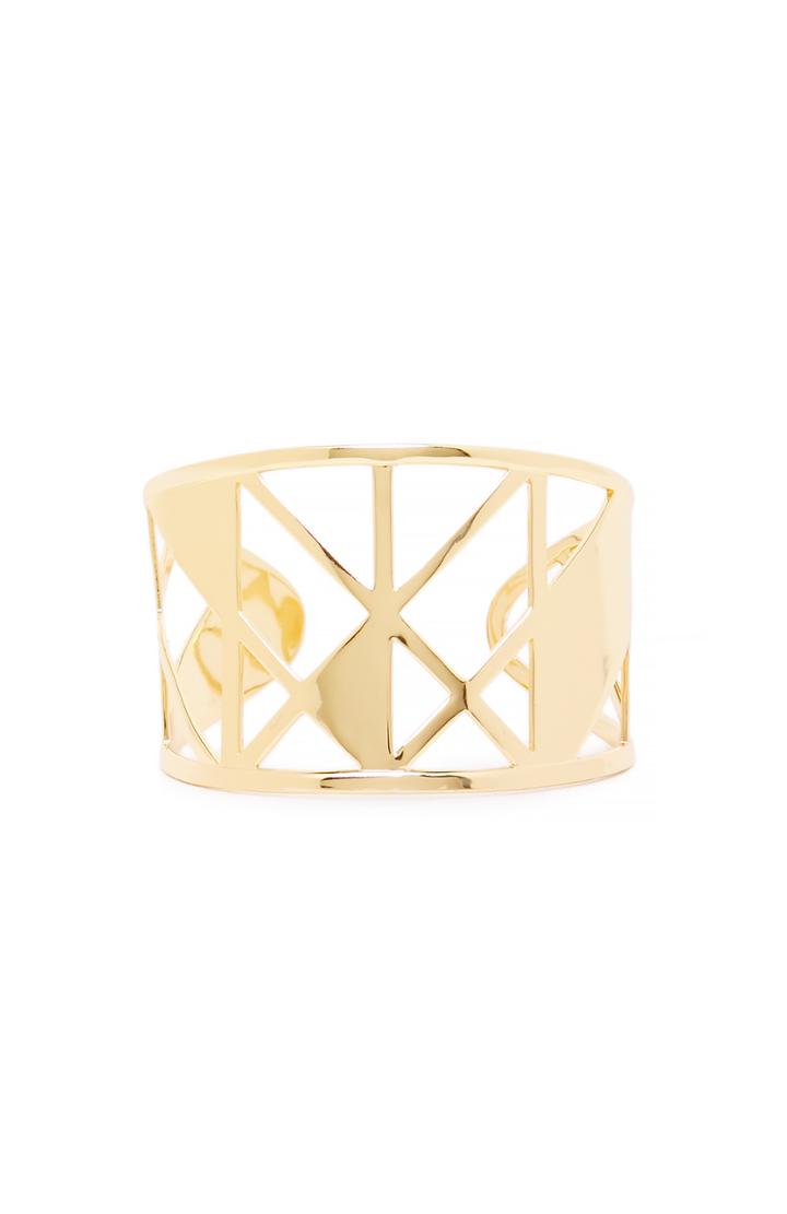 Dailylook Gorjana Maya Cuff Bracelet In Gold At Dailylook