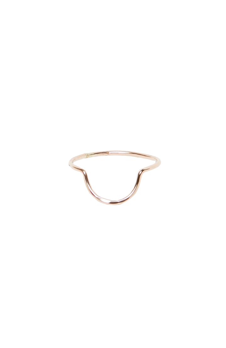 Dailylook Five And Two Remi Ring In Rose Gold 6 - 8 At Dailylook