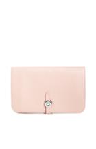 Dailylook Kendrick Leather Fold Over Wallet In Pink At Dailylook