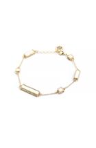 Dailylook House Of Harlow 1960 Long Rains Station Bracelet In Ivory One Size At Dailylook