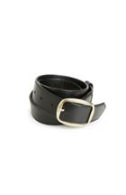 Dailylook Classic Slater Leather Belt In Black At Dailylook