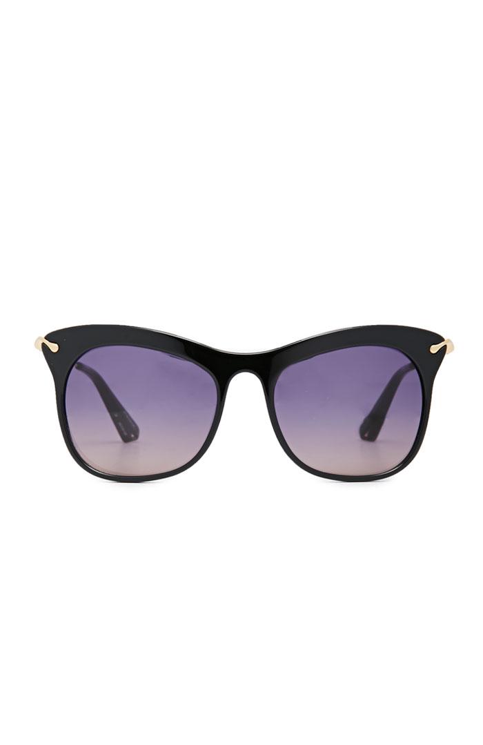 Dailylook Elizabeth And James Fairfax Sunglasses In Black / Gold At Dailylook