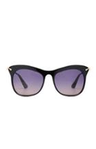 Dailylook Elizabeth And James Fairfax Sunglasses In Black / Gold At Dailylook