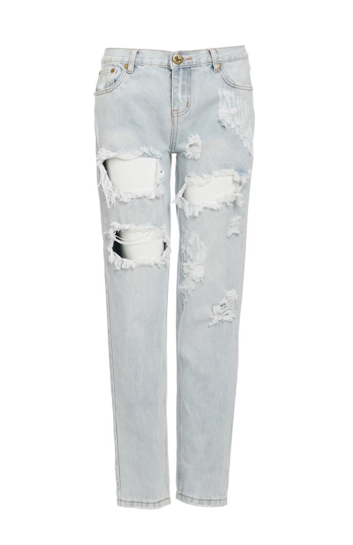 Dailylook One Teaspoon Diamonde Awesome Baggies Jeans In Blue 25 - 31 At Dailylook