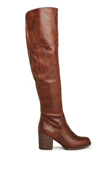 Dailylook Steve Madden Odyssey Knee High Boots In Brown 6 - 10