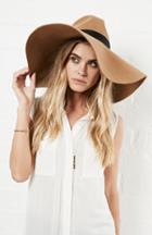 Dailylook Project 6 Oversized Floppy Couture Hat In Tan At Dailylook