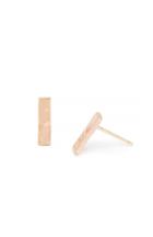 Dailylook Phyllis + Rosie Bar Earrings In Rose Gold At Dailylook