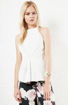 Dailylook Cameo Round Here Top In Ivory S At Dailylook