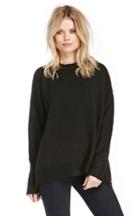 Dailylook Warren G Oversized Pullover In Black One Size At Dailylook