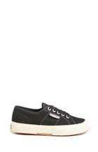 Dailylook Superga Canvas Sneakers In Black 5 - 9.5 At Dailylook