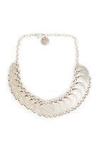 Dailylook Chanour Choker Coin Necklace In Silver At Dailylook