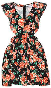 Dailylook Rose Cutout Dress