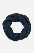 Dailylook Chunky Cable Knit Infinity Scarf In Navy At Dailylook