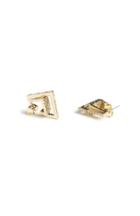 Dailylook House Of Harlow 1960 Kinetic Huggies Earrings In Gold At Dailylook