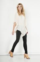 Dailylook Jens Pirate Booty Wild Flower Tunic In Beige One Size At Dailylook