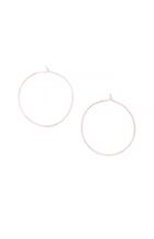 Dailylook Phyllis + Rosie Hammered Hoops Earrings In Rose Gold At Dailylook