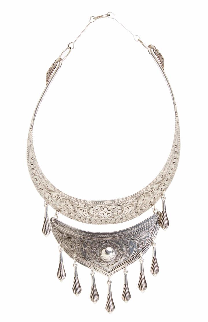 Dailylook Natalie B The Protector Necklace In Silver At Dailylook