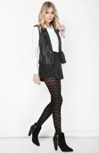 Dailylook Wade  Belle Diamond Not Too Tights In Black One Size At Dailylook