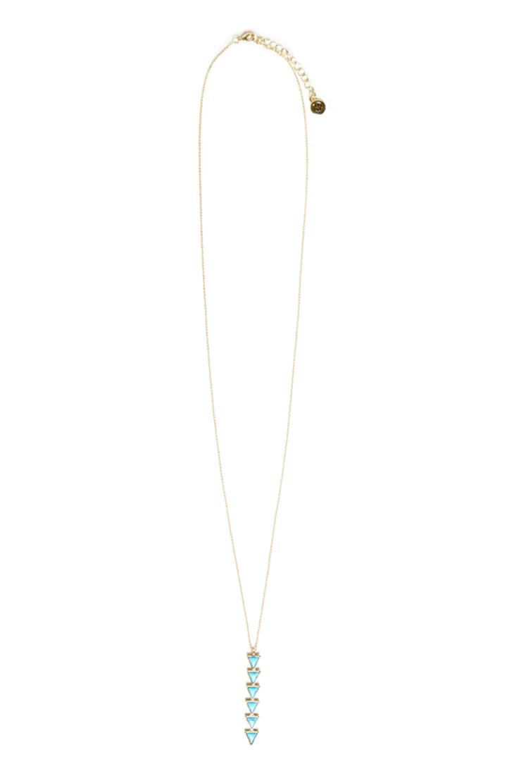 Dailylook House Of Harlow 1960 Ascension Pendant Necklace In Turquoise At Dailylook