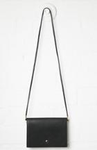 Dailylook Buscemi Vegan Leather Fold Over Bag In Black At Dailylook