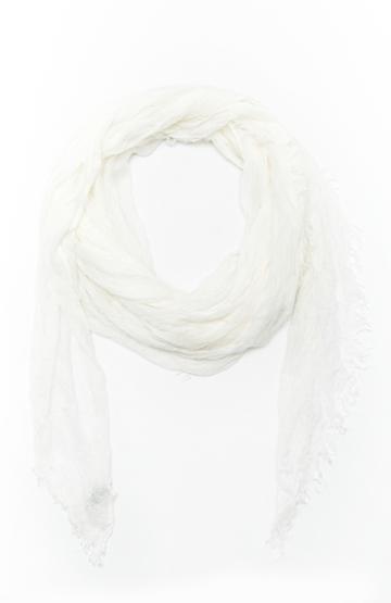 Dailylook Spun By Subtle Luxury Modal Luxe Solid Scarf In White At Dailylook