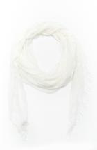 Dailylook Spun By Subtle Luxury Modal Luxe Solid Scarf In White At Dailylook