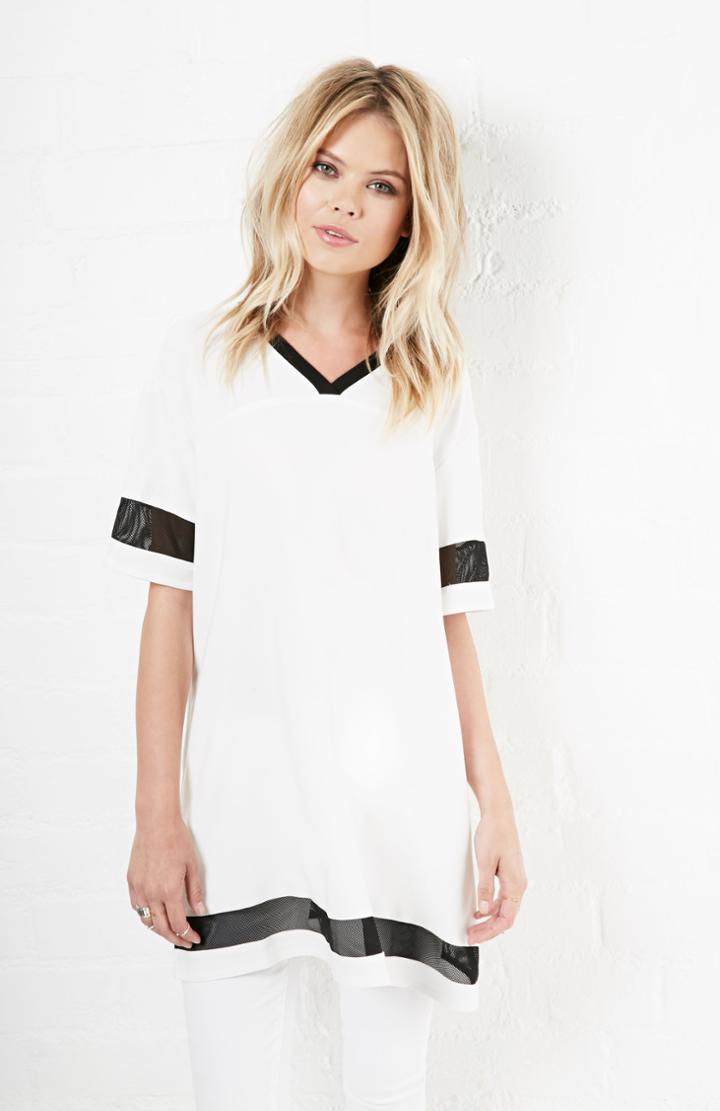 Dailylook The Fifth Label You  Me Dress In White/black Xs - S At Dailylook