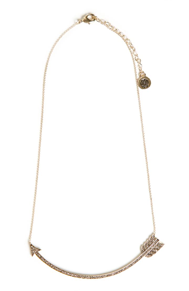 Dailylook House Of Harlow 1960 Arrow Affair Collar Necklace In Gold At Dailylook