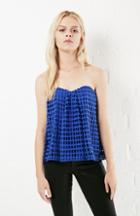 Dailylook Stylestalker Piano Strapless Top In Royal Blue Xs At Dailylook