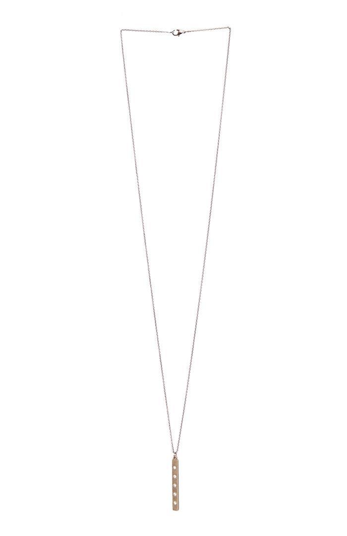 Dailylook Love Nail Tree Luminous Necklace In Gun Metal At Dailylook