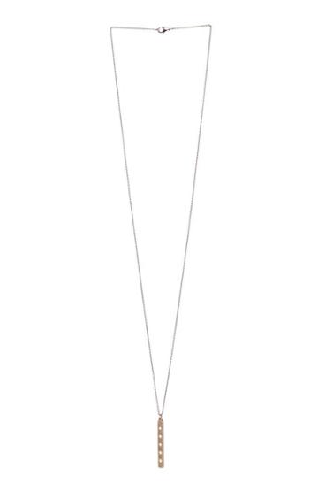 Dailylook Love Nail Tree Luminous Necklace In Gun Metal At Dailylook