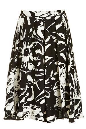 Dailylook Floral Pleated Midi Skirt
