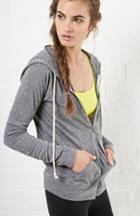 Dailylook Nation Ltd Cascade Hoodie In Gray Xs - S At Dailylook