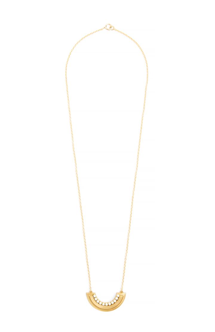 Dailylook Sandy Hyun Bethune Necklace In Pearl White At Dailylook