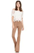 Dailylook Show Me Your Mumu Bam Bam Bells Pants In Light Brown M At Dailylook