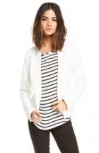 Dailylook Lucy Paris Classic Textured Blazer In Ivory L At Dailylook