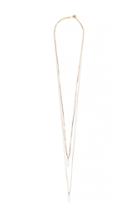 Dailylook Serefina Delicate Healing Crystal Layered Necklace In Clear At Dailylook