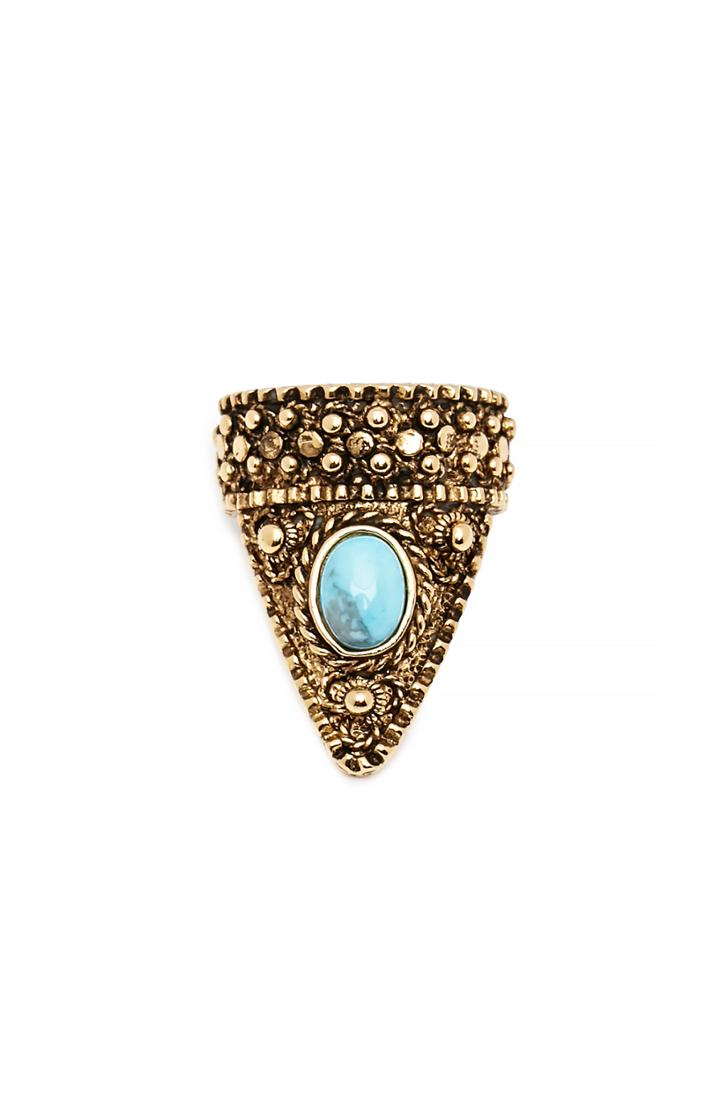 Dailylook Vanessa Mooney Nova Ring In Gold 7 - 8 At Dailylook
