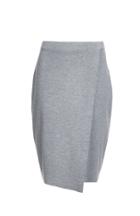 Dailylook The Fifth Label Go Outside Jersey Knit Skirt In Grey Marle Xs - Xl At Dailylook