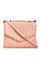 Dailylook Deux Lux Blake Messenger Purse In Blush At Dailylook