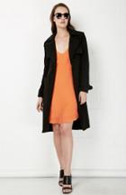 Dailylook Glamorous Classic Trench Coat In Black Xs - L At Dailylook