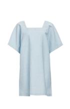 Dailylook Blq Basiq Chambray Shirt Dress In Light Blue Xs / S - M/l At Dailylook