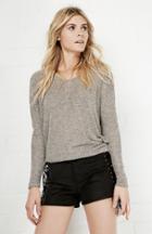 Dailylook Glamorous Faux Suede Tassel Shorts In Black Xs - L At Dailylook