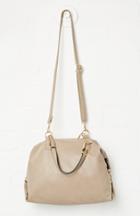 Dailylook Heather Melrose Vegan Leather Large Tote In Taupe At Dailylook